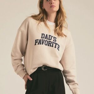 🖤 Anthropologie | Favorite Daughter “Dad’s Favorite” Sweatshirt | Size XL
